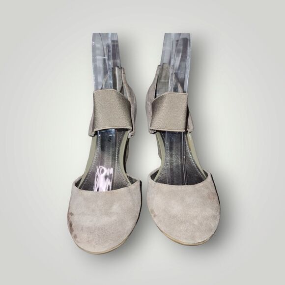 Reaction Kenneth Cole Suede Leather Upper 3" Heels Flatform Wedge 7.5 - Picture 3 of 13